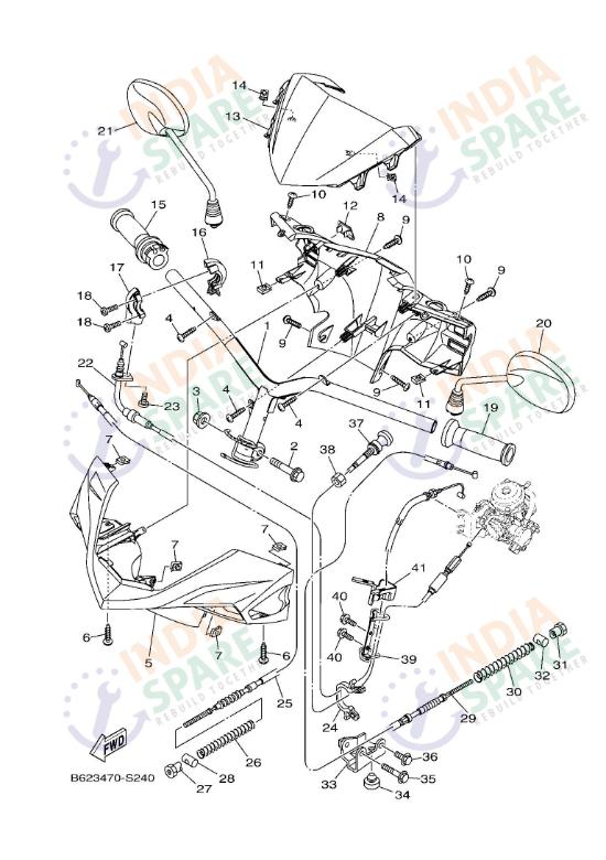 STEERING HANDLE & CABLE